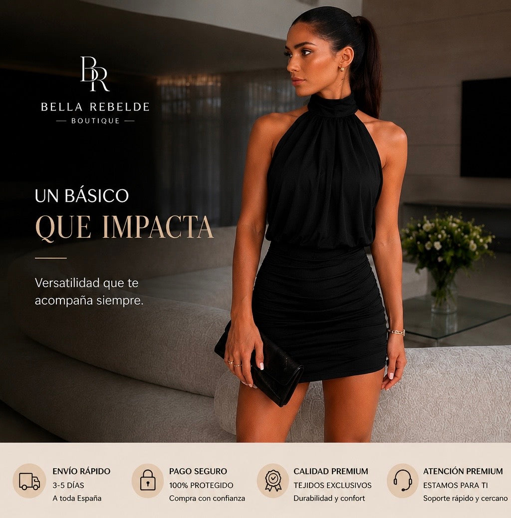 Vestido Halter Elegance