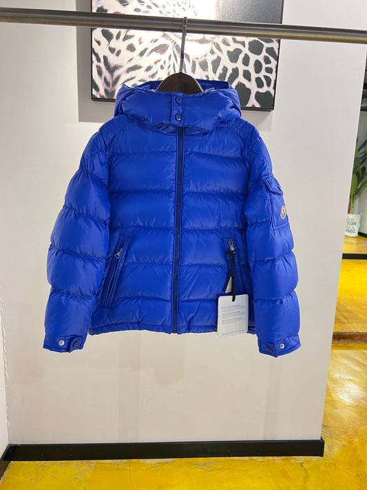 Royal Frost Puffer Jacket – Electric Blue