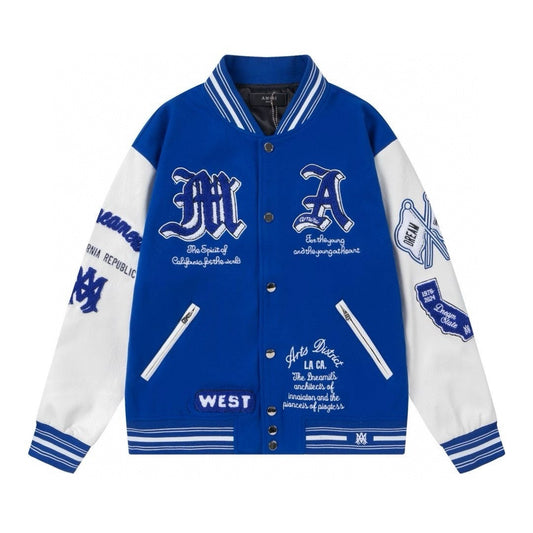 Royal Blue Varsity Jacket – Society Drip Exclusive