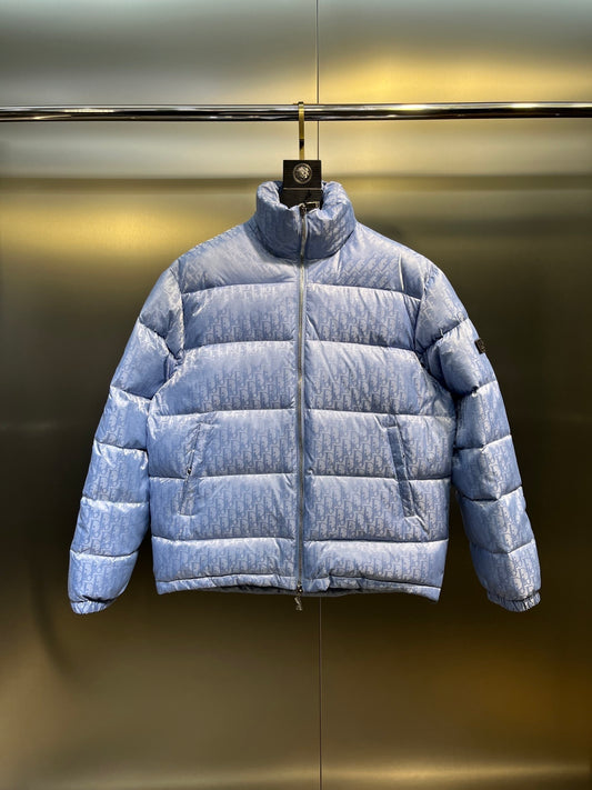 Arctic Sky Monogram Down Jacket – Society Drip Exclusive