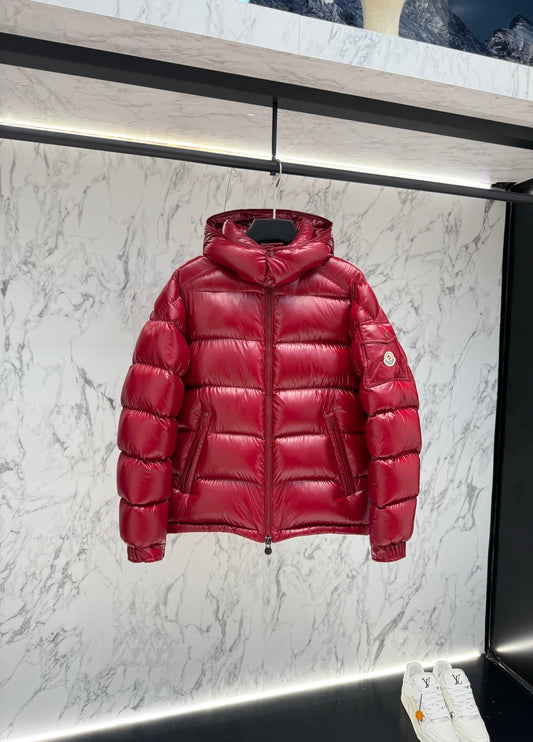 Crimson Gloss Down Puffer – Society Edition