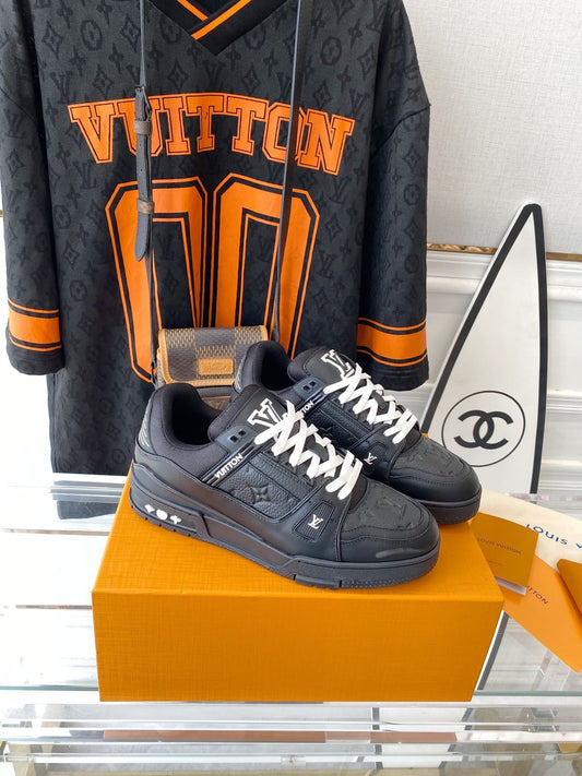 Triple Black Monogram Edition – Luxury Designer Sneakers